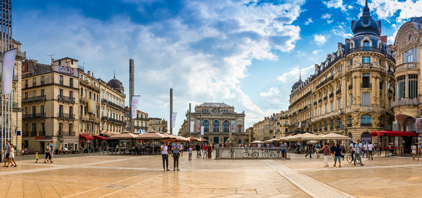 Montpellier, place de la Comédie